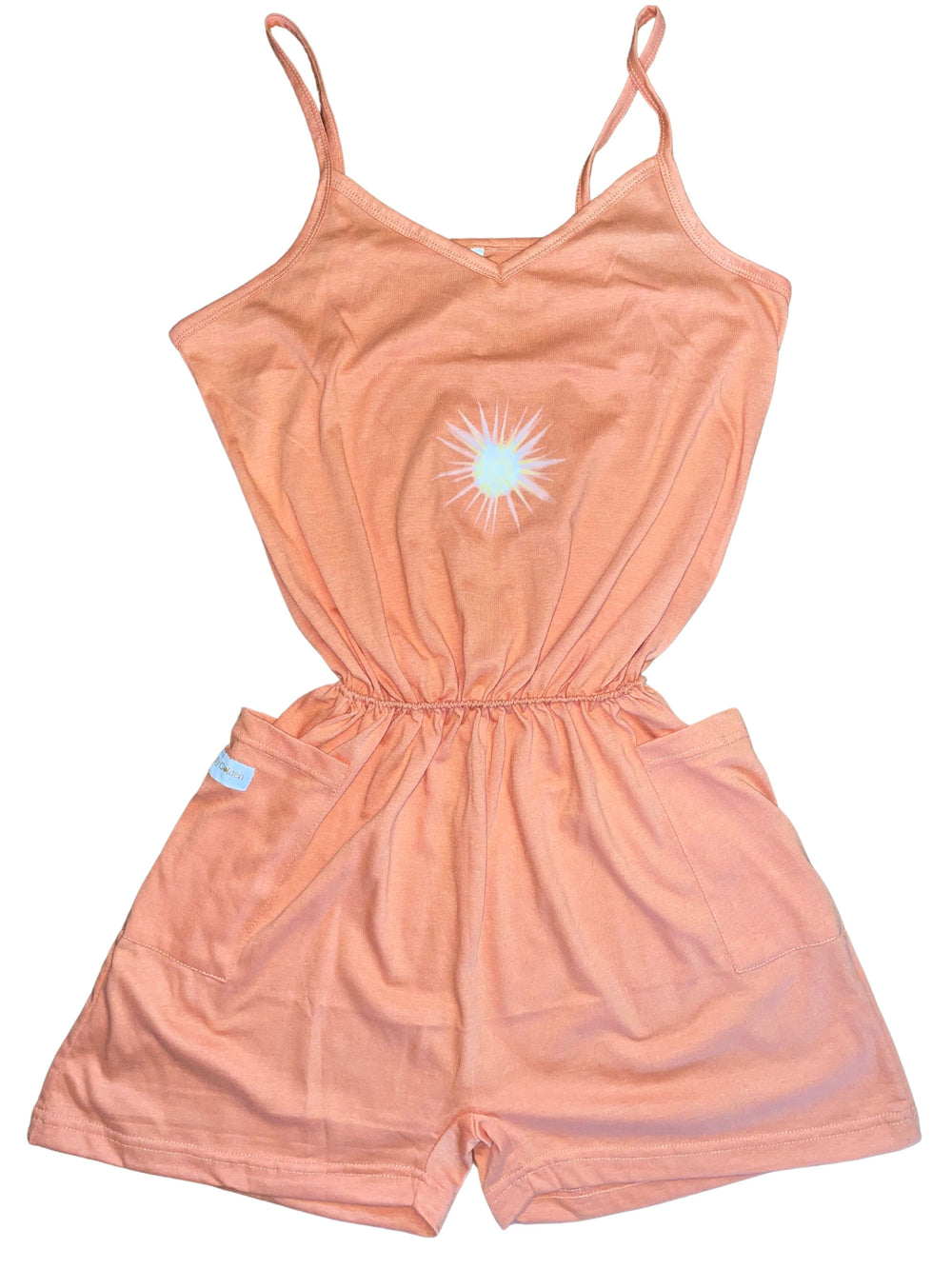 Coral Sun Romper